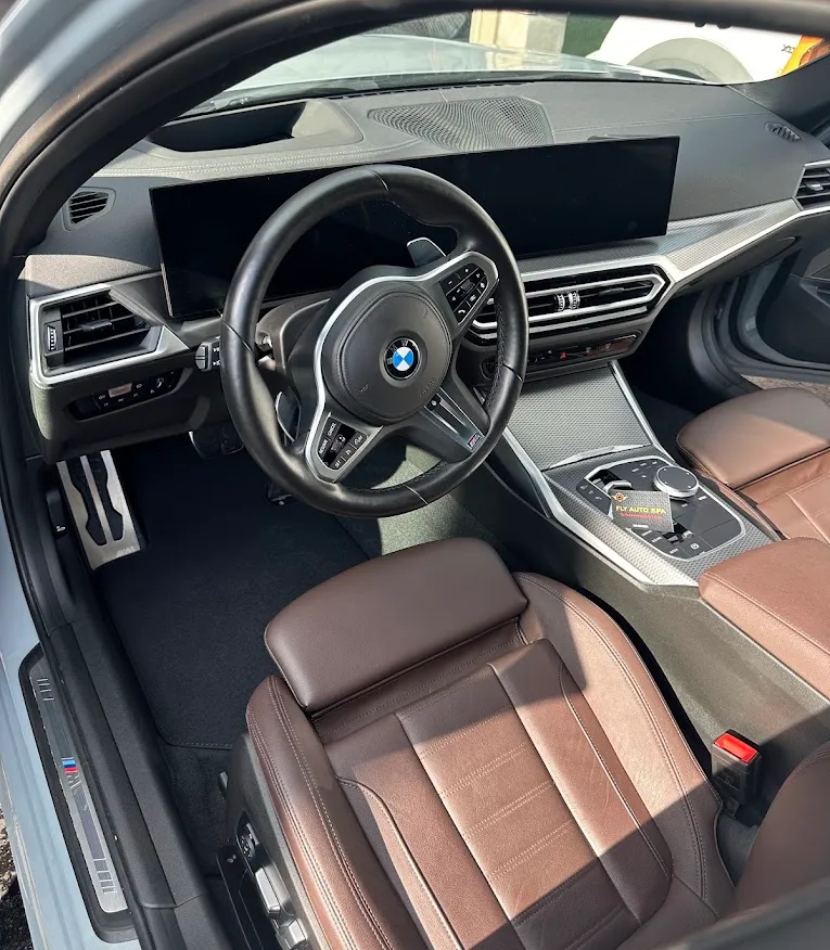 BMW interior detailed by Fly Auto Spa in Ottawa