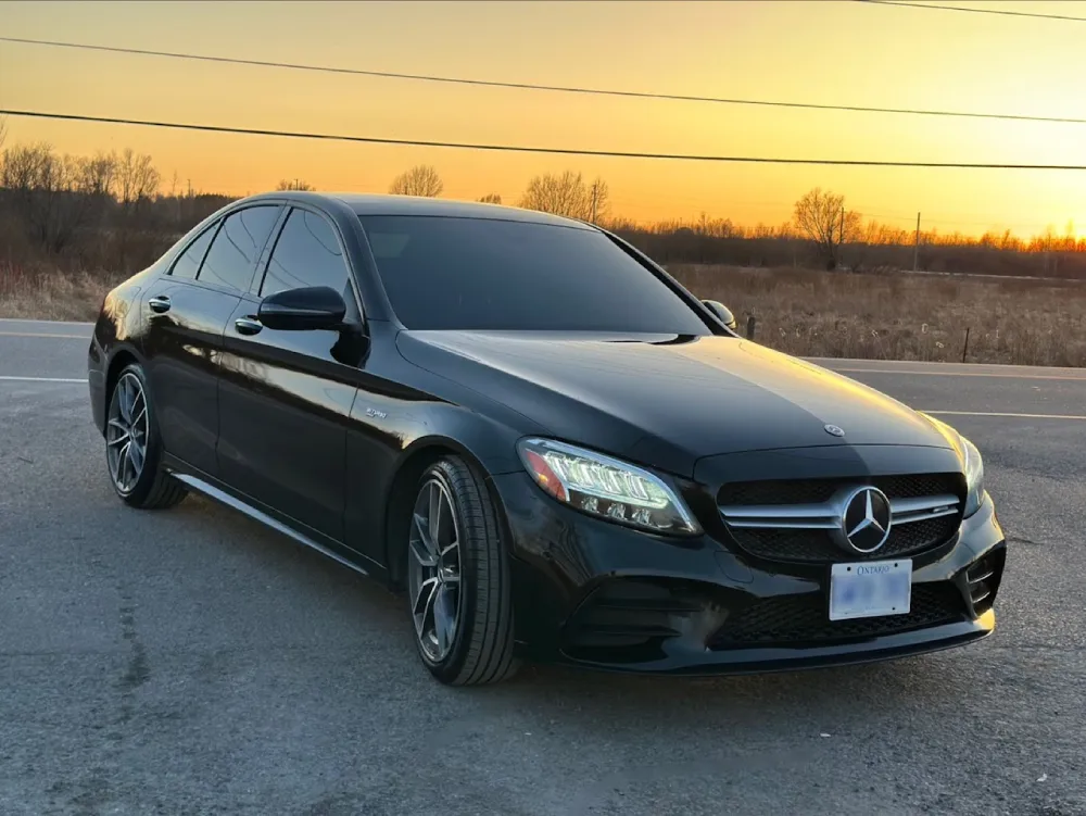 Black Mercedes detailed by Fly Auto Spa in Ottawa